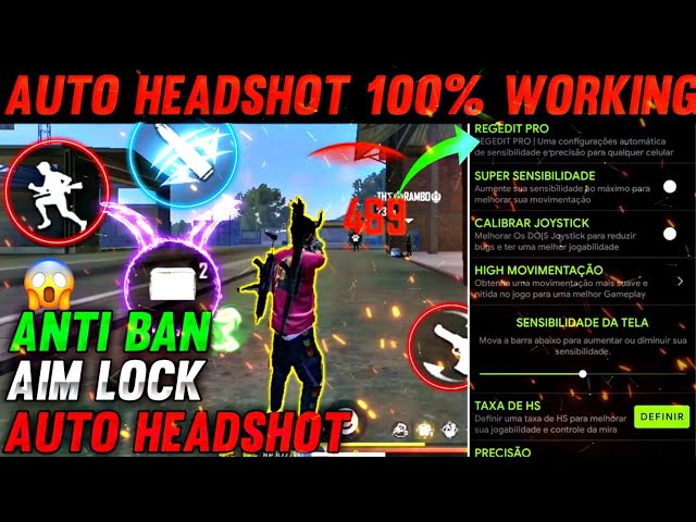 How to use ffh4x free fire in android Auto headshot app 2023 